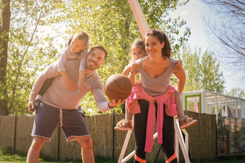 Basketball en familia