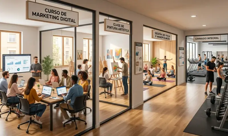 Aulas de los programas de educaci&oacute;n con aliados de Confa