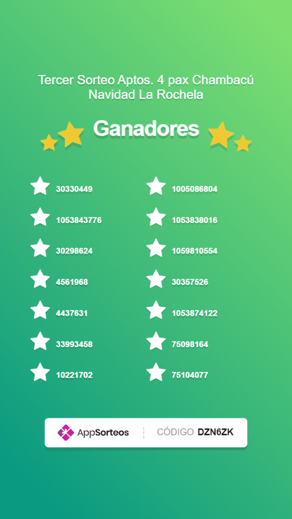 Nuevas asignaciones en los alojamientos de los Centros Recreacionales para el 24 y 31 de diciembre