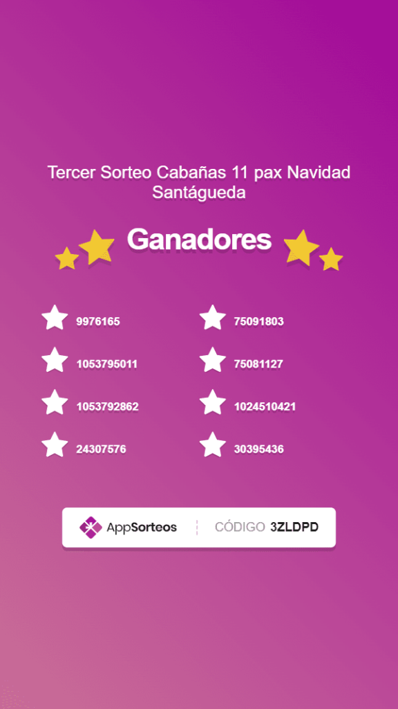 Nuevas asignaciones en los alojamientos de los Centros Recreacionales para el 24 y 31 de diciembre