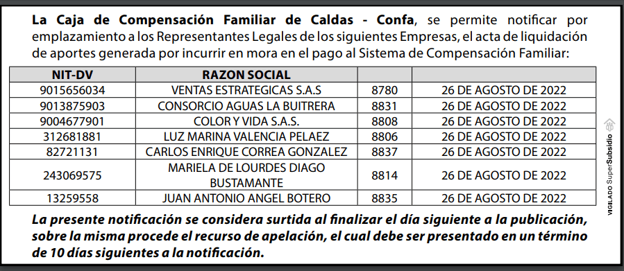 Notificación por emplazamiento
