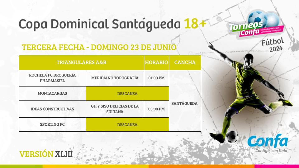 Los torneos dominicales 35+ y 39 + llegan al partido final.