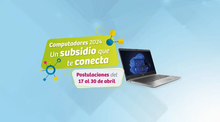 Subsidio para computadores 2024. Por tu calidad educativa