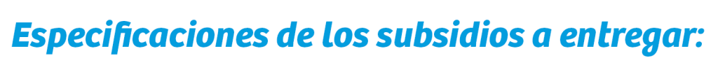 Subsidios de paquete y calzado escolar 2024